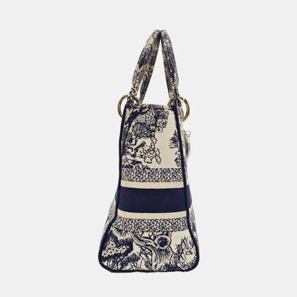 Lady D-Lite Medium Canvas Blue