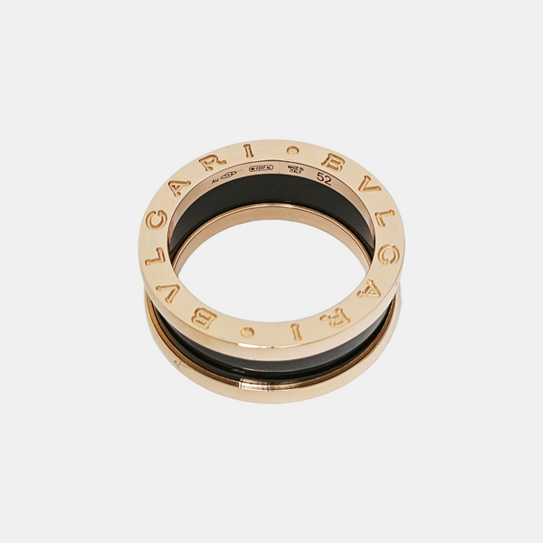 B.ZERO1 18k Rose Gold Ring EU 52