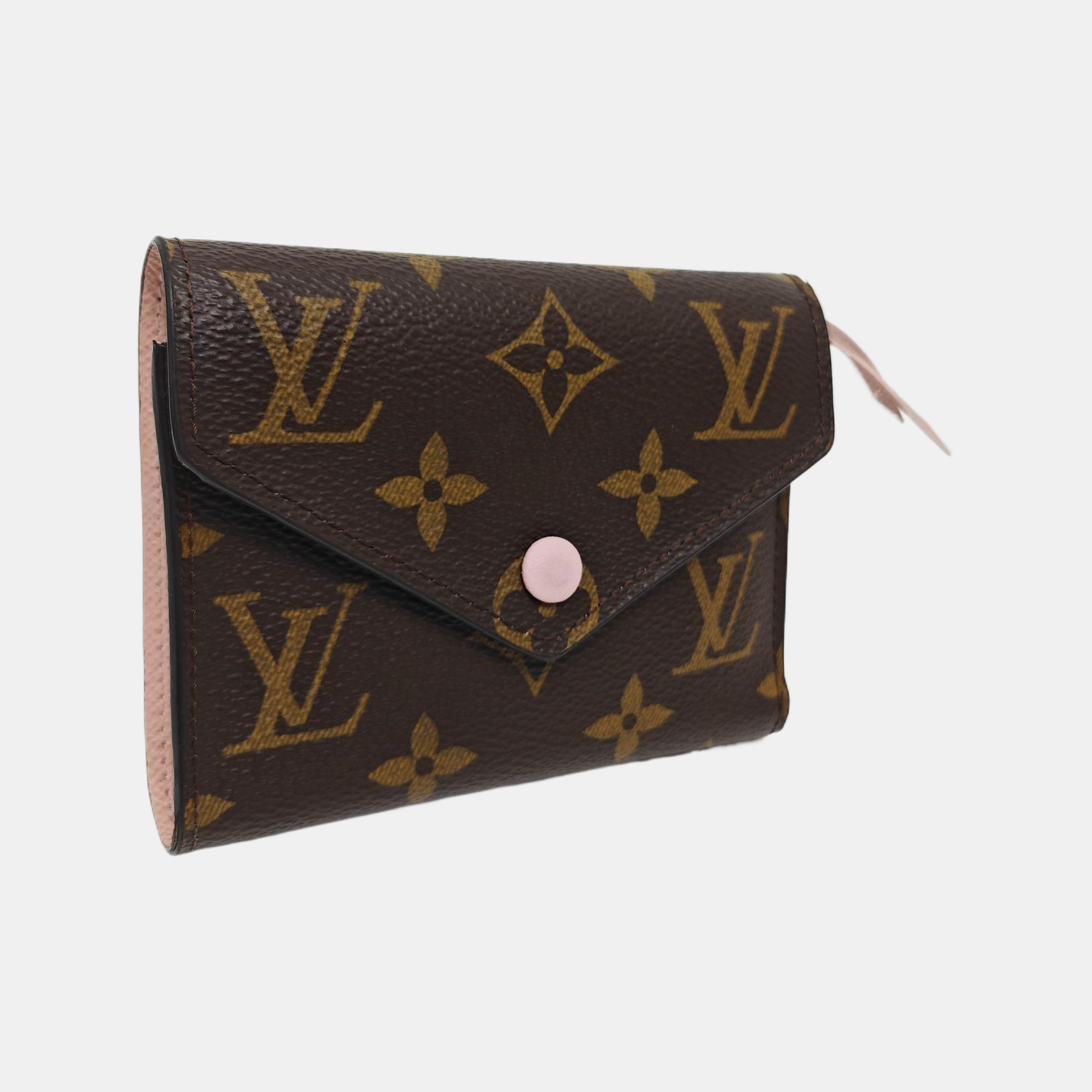 VICTORINE Monogram Coated Canvas Brown Wallet
