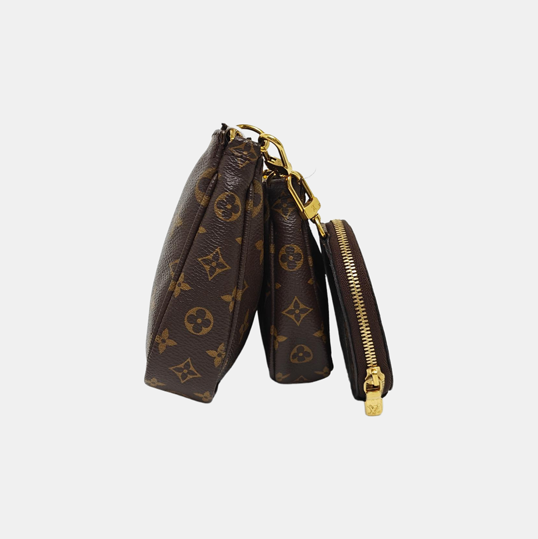 MULTI Monogram Coated Canvas Brown
