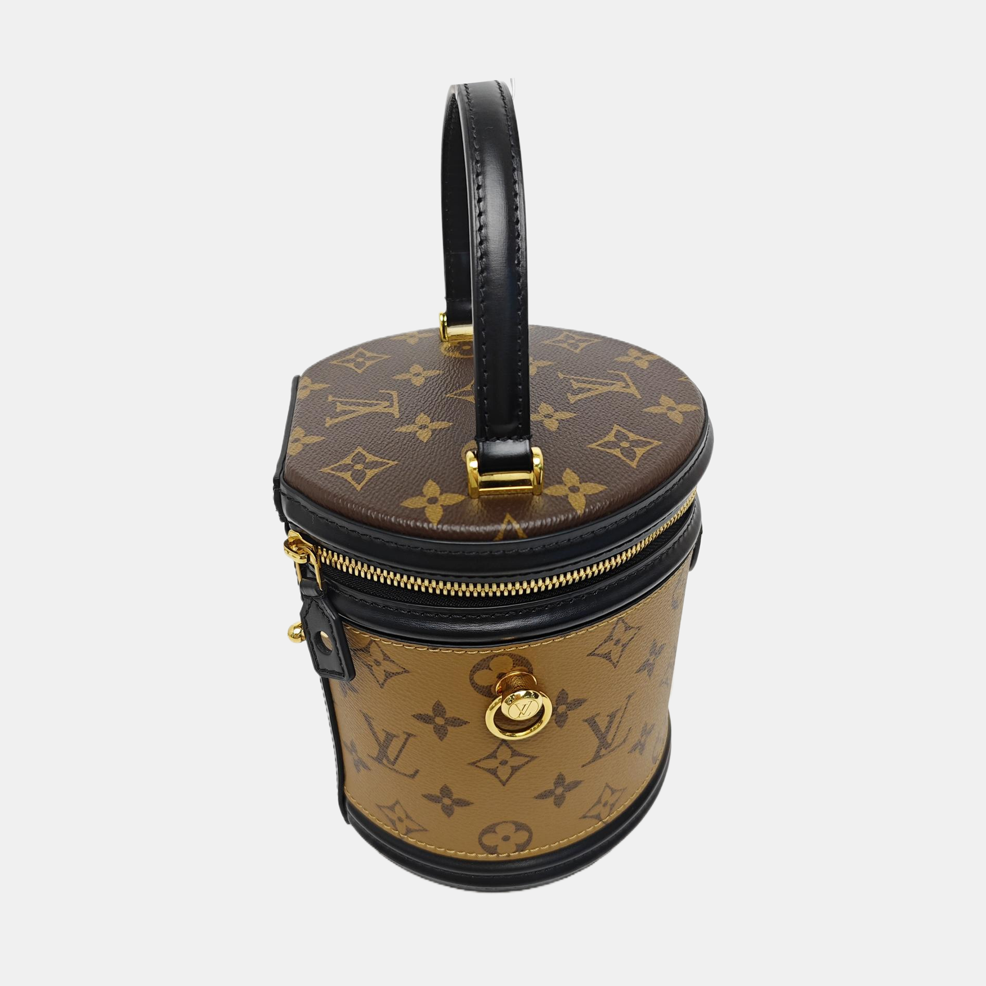 CANNES PM Monogram Coated Canvas Brown