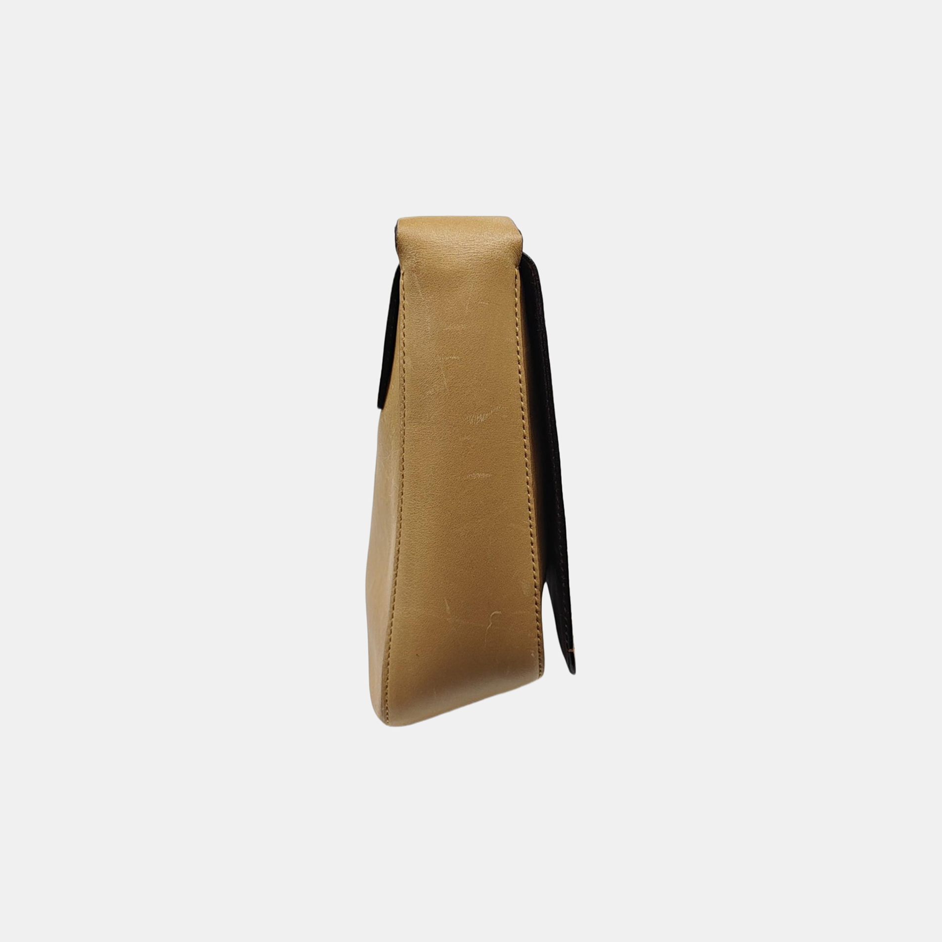 Calfskin Shoulder Bag Beige