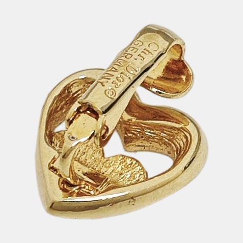 Metal Gold Clip On Earrings