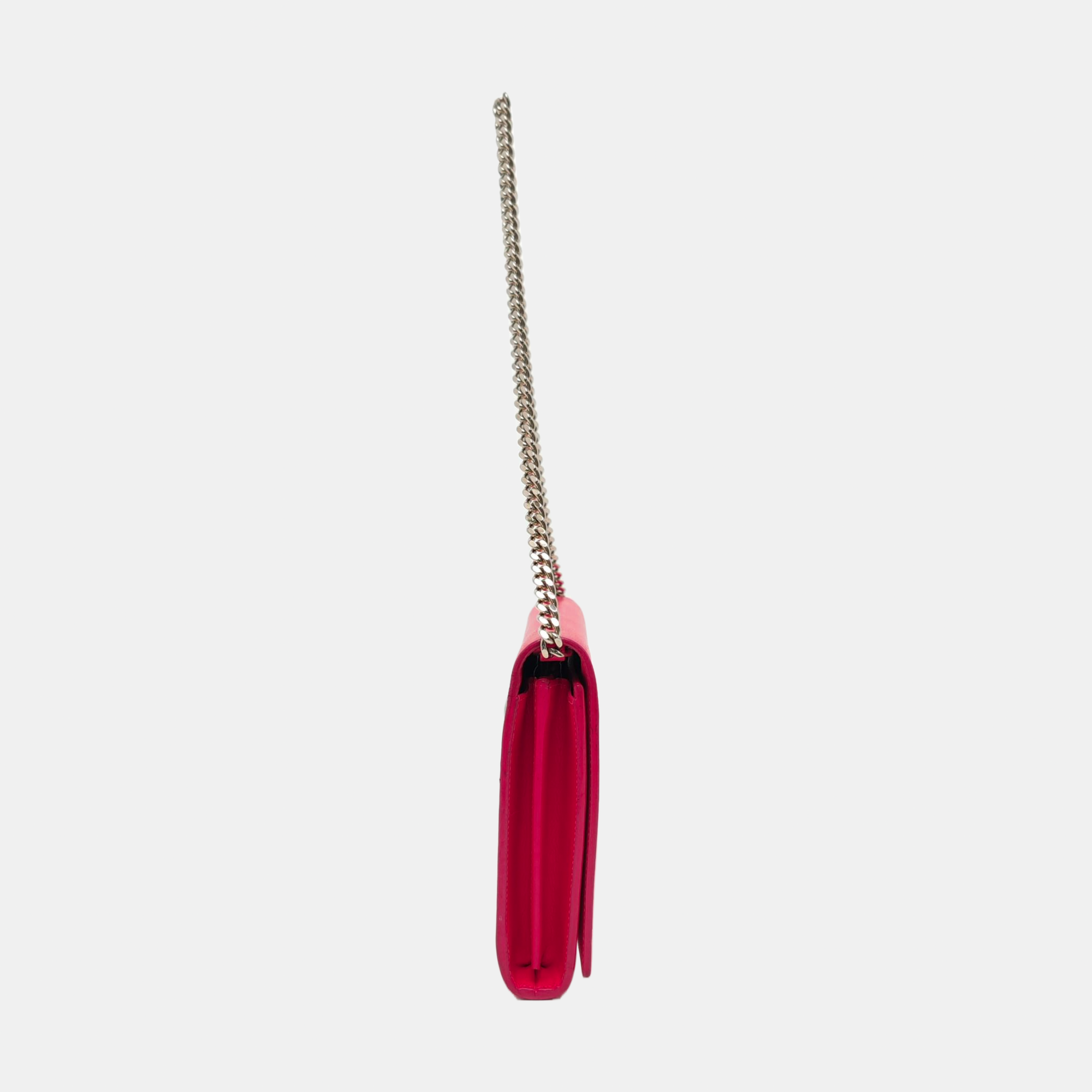 Calfskin Shoulder Bag Red