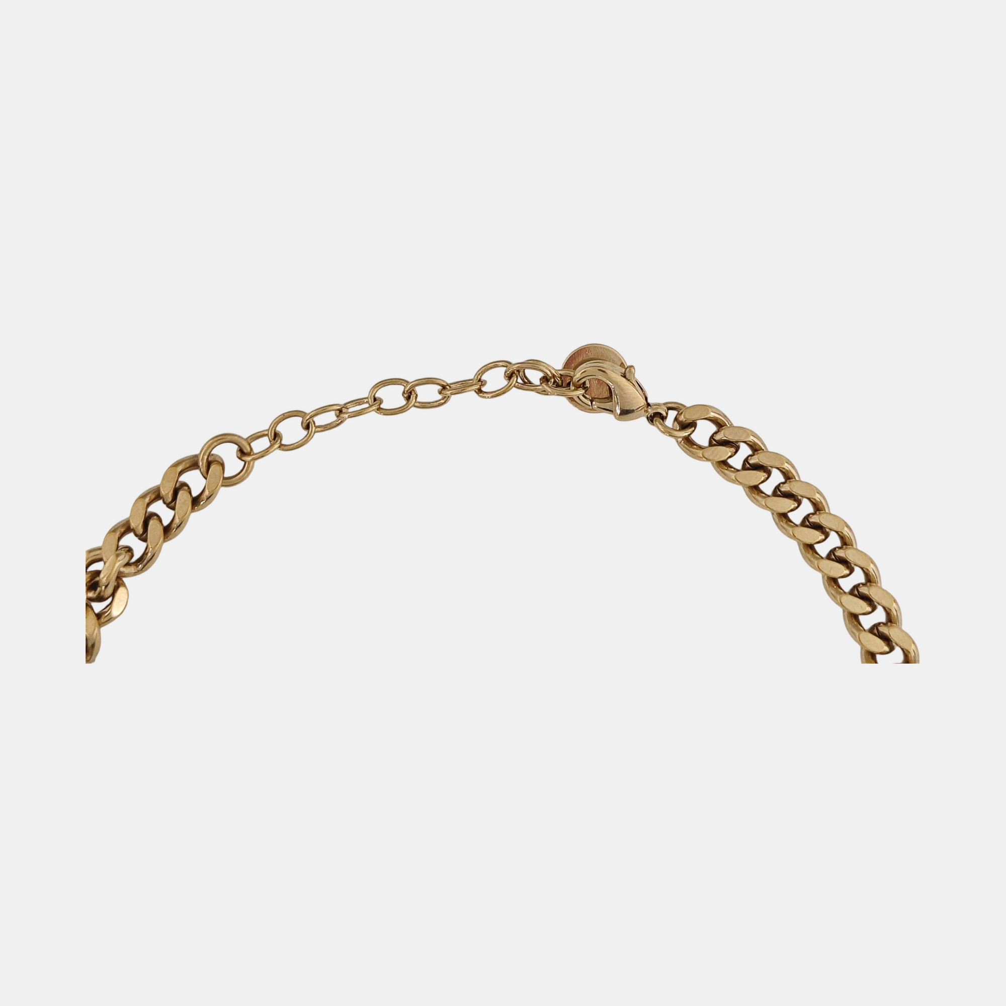 Petit CD Metal Gold Necklace