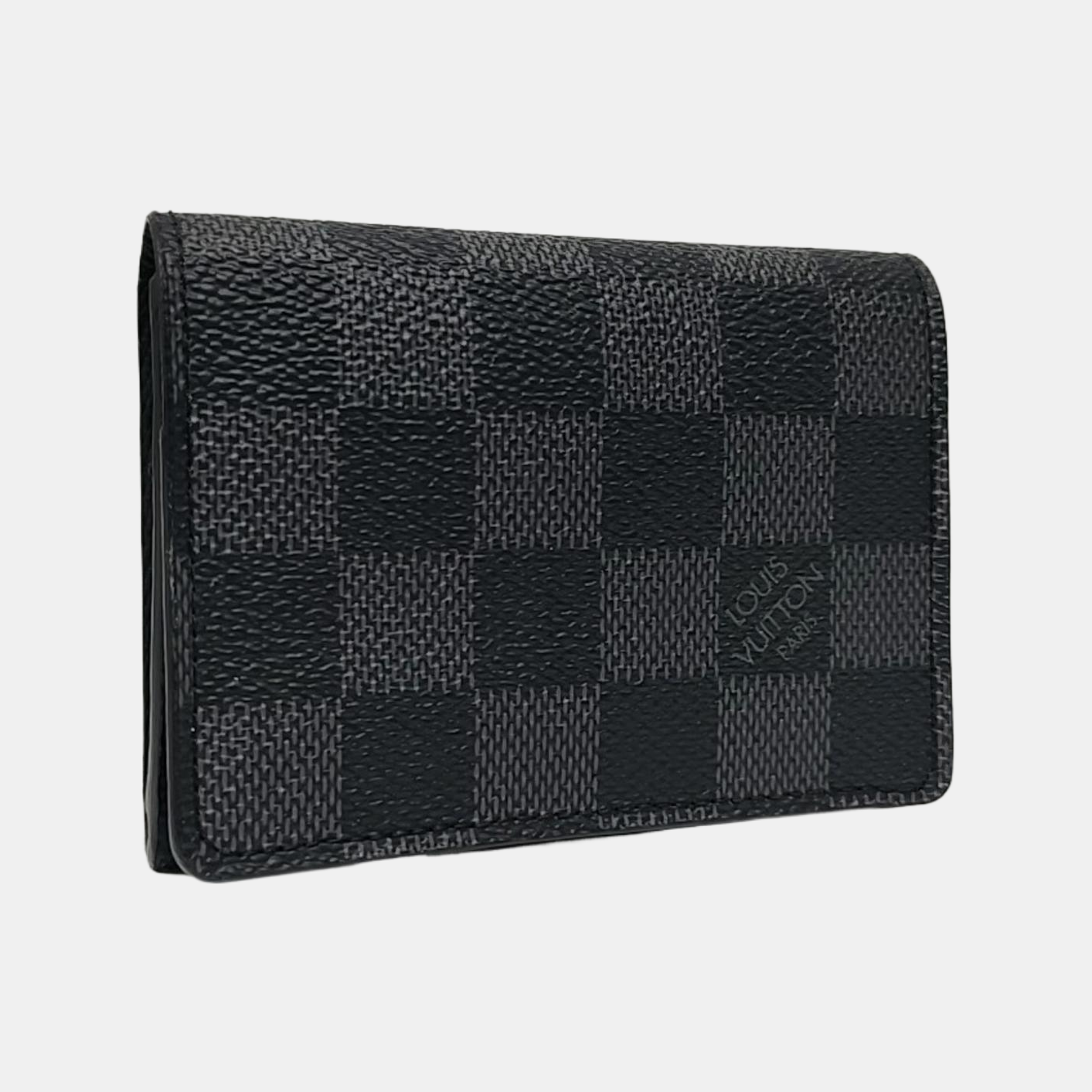 ENVELOPPE Damier Graphite Coated Canvas Gray Card Holder