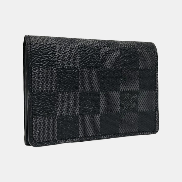 ENVELOPPE Damier Graphite Coated Canvas Gray Card Holder