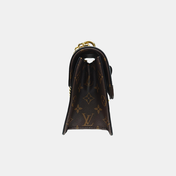 WYNWOOD Monogram Patent Leather Black