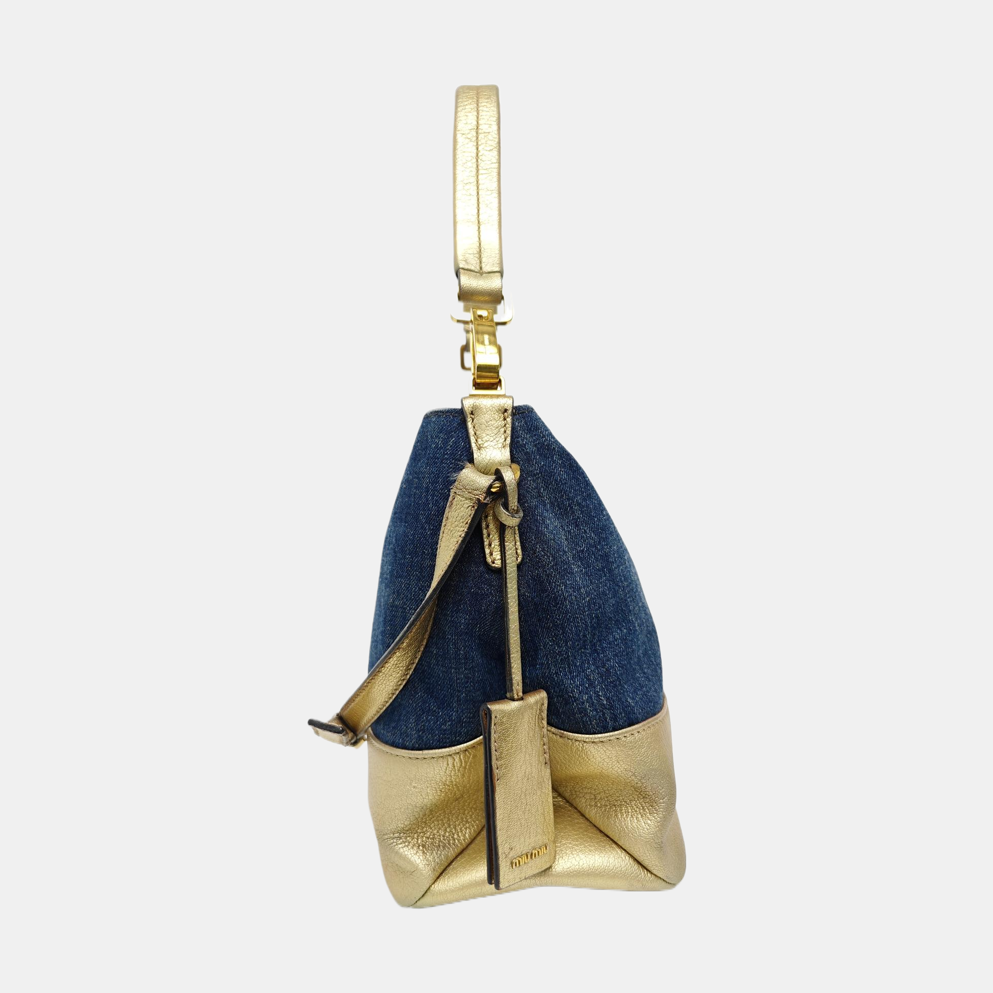 Denim Shoulder Bag Blue