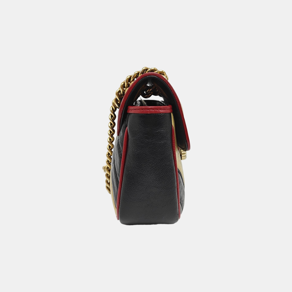 GG Marmont Small Quilted Calfskin Multicolor