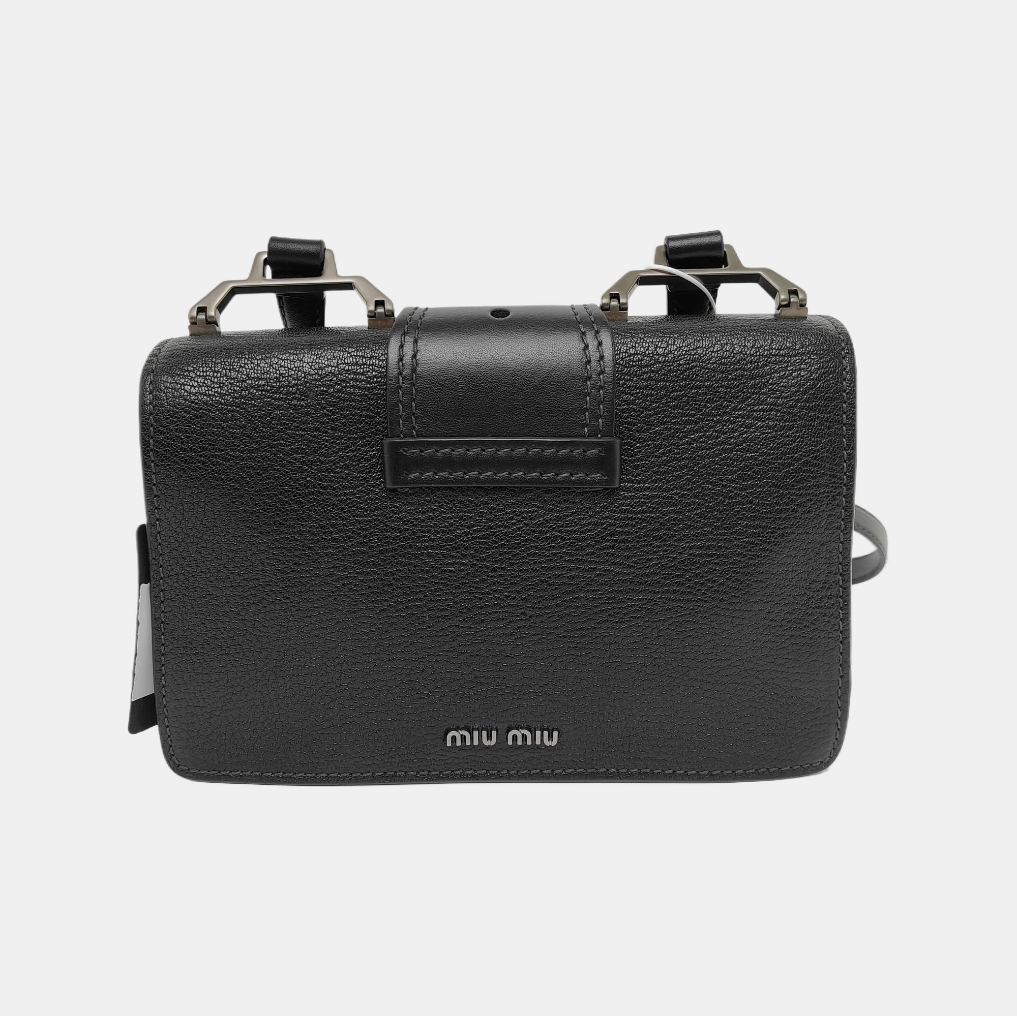 Miu Lady Lambskin Black