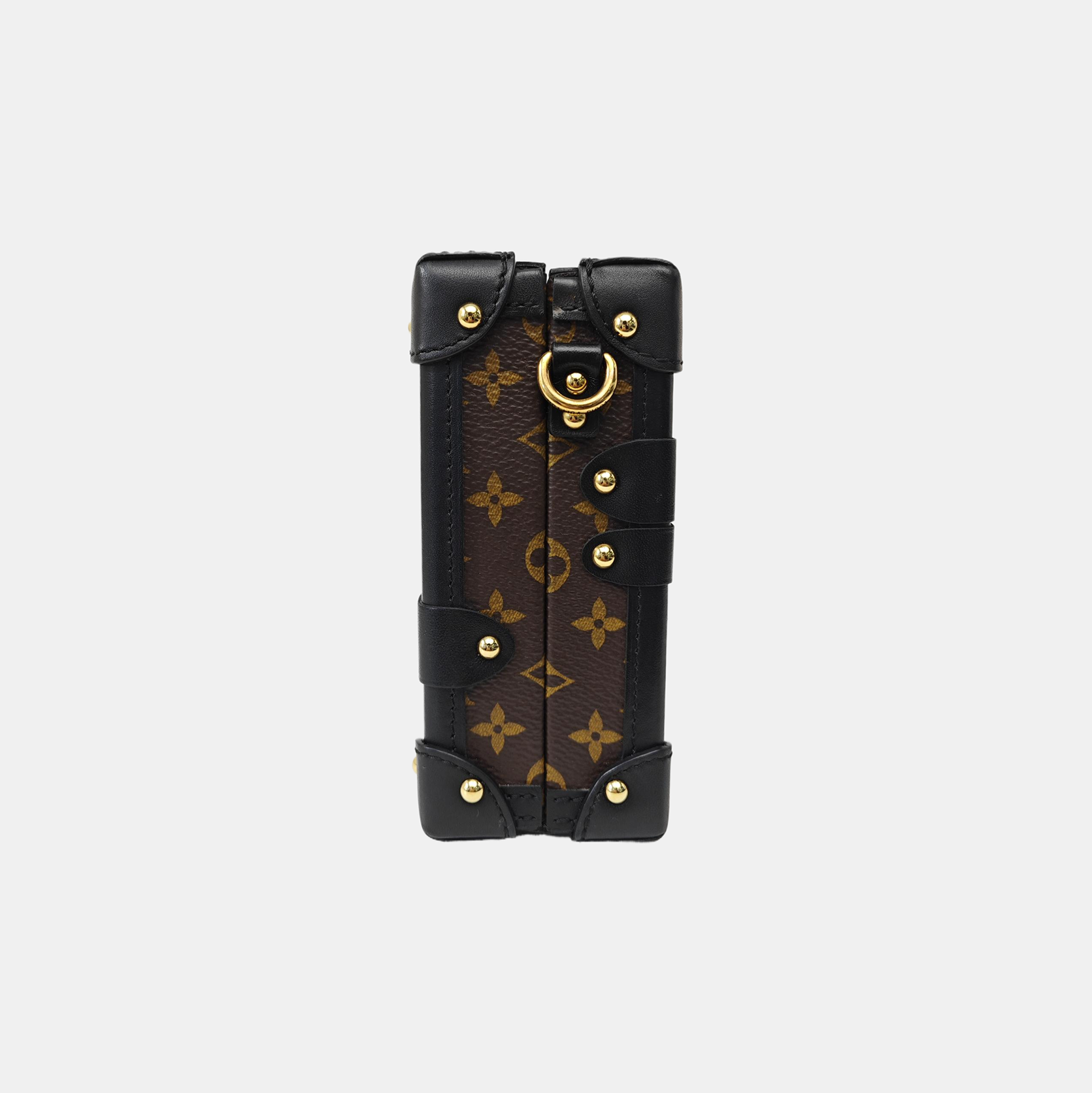PETITE MALLE Monogram Coated Canvas Brown