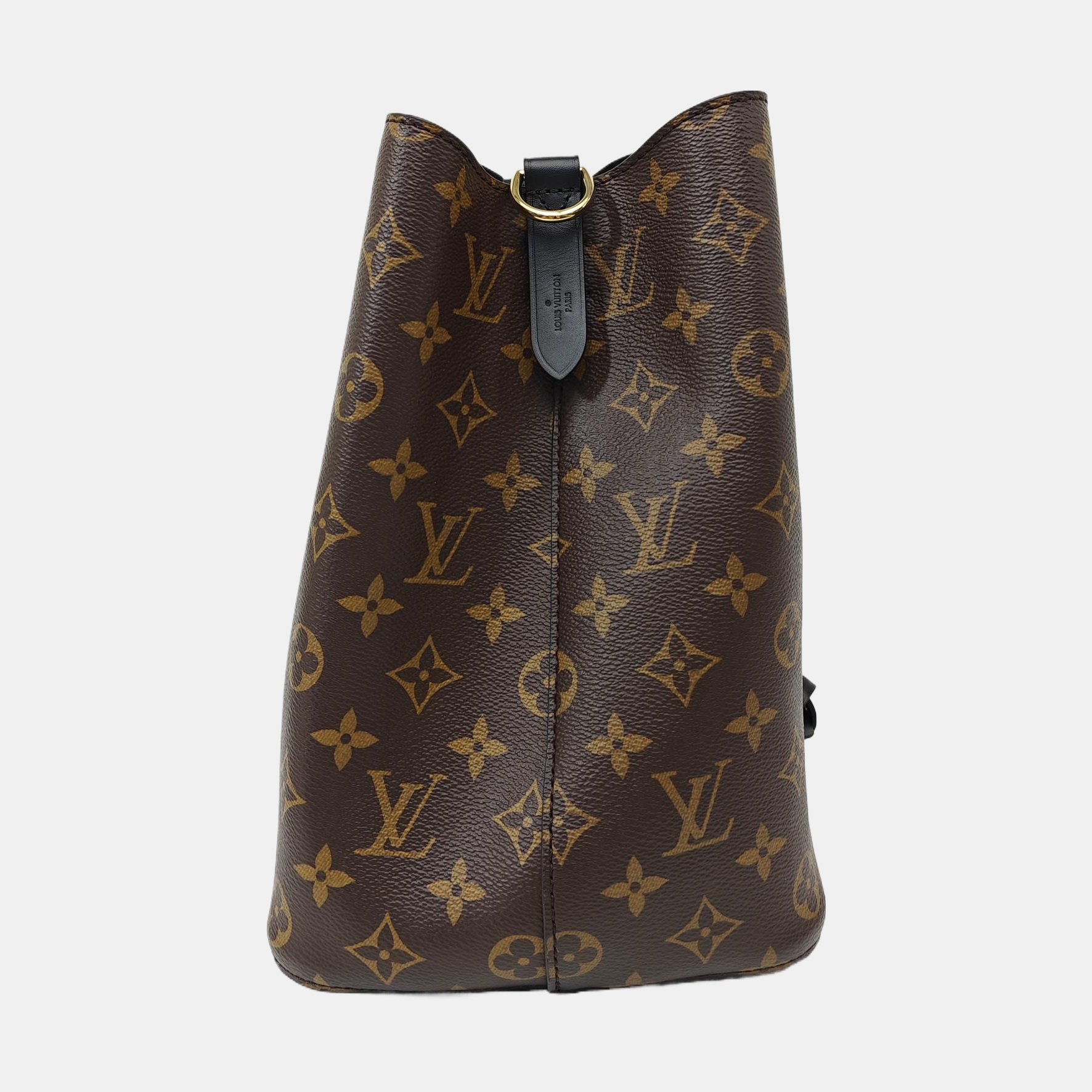 NÉONOÉ MM Monogram Coated Canvas Brown