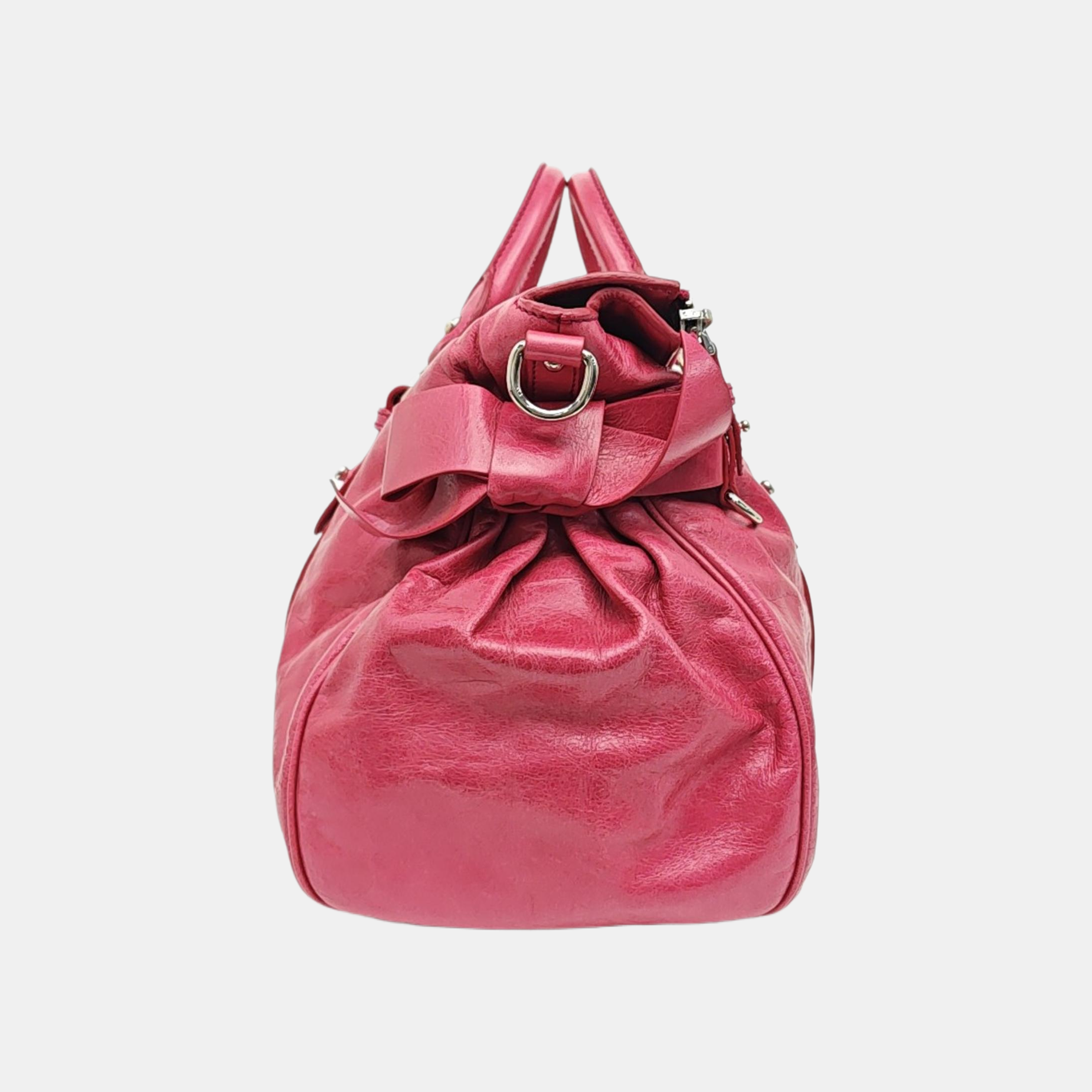 Bow Calfskin Pink