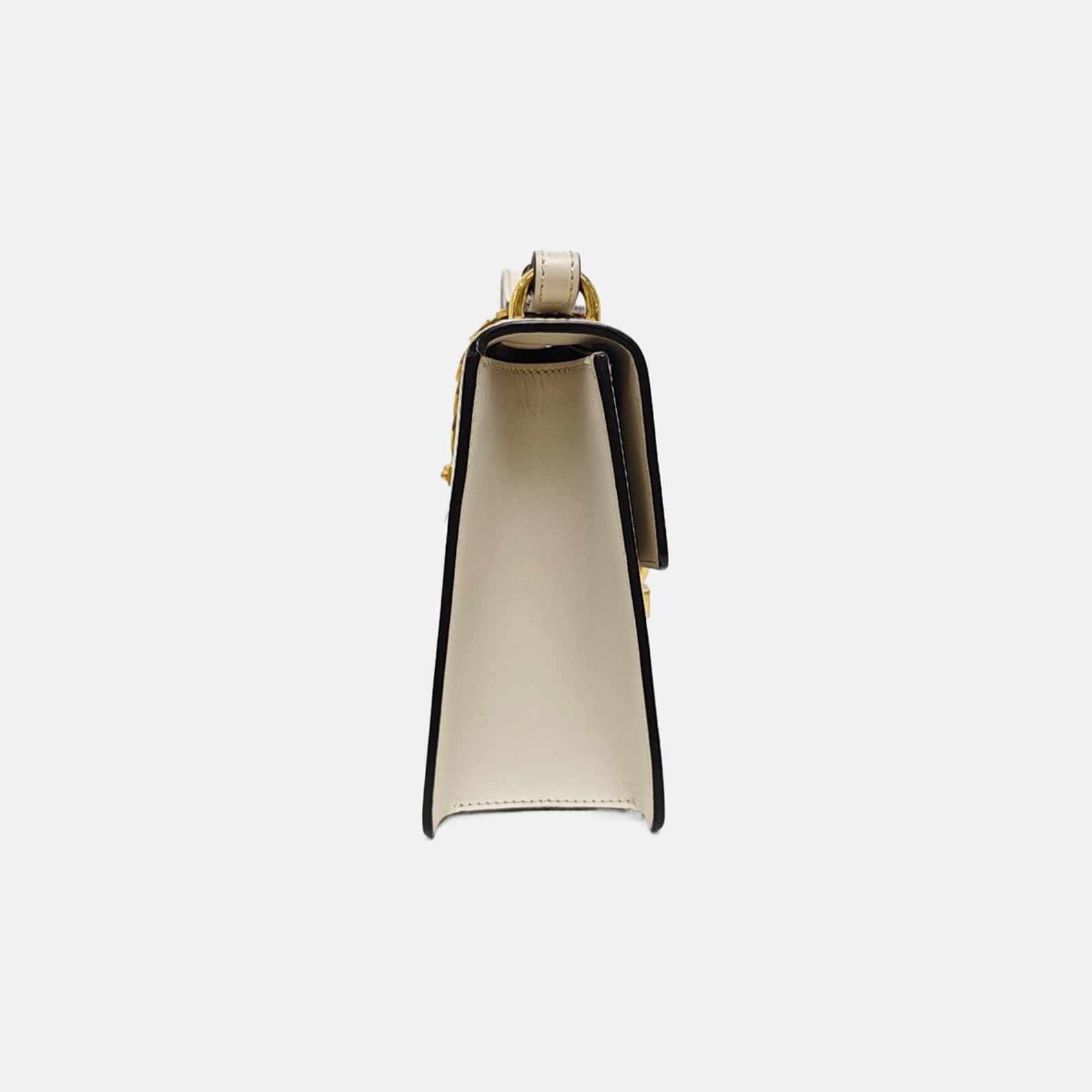 Sylvie Small Calfskin White