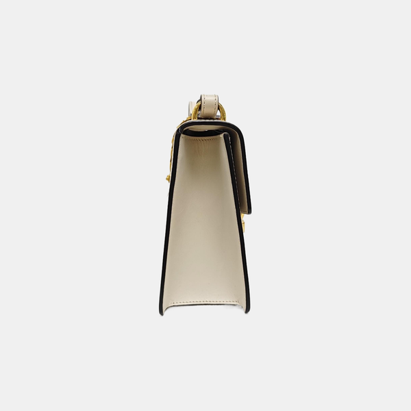 Sylvie Small Calfskin White