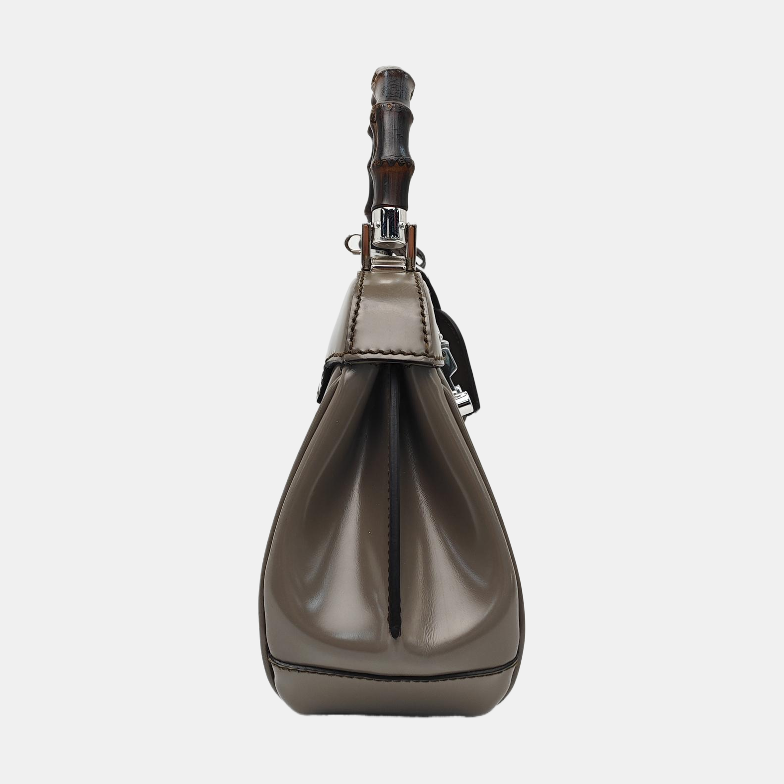 Lady Lock Calfskin Gray