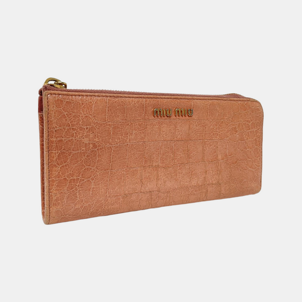 Calfskin Wallet Pink