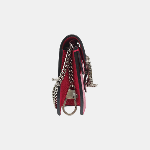 Dionysus Super Mini Calfskin Red