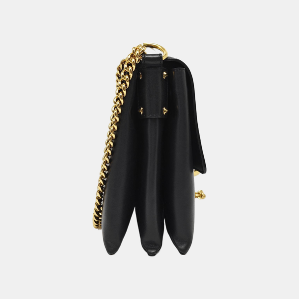 Calfskin Shoulder Bag Black