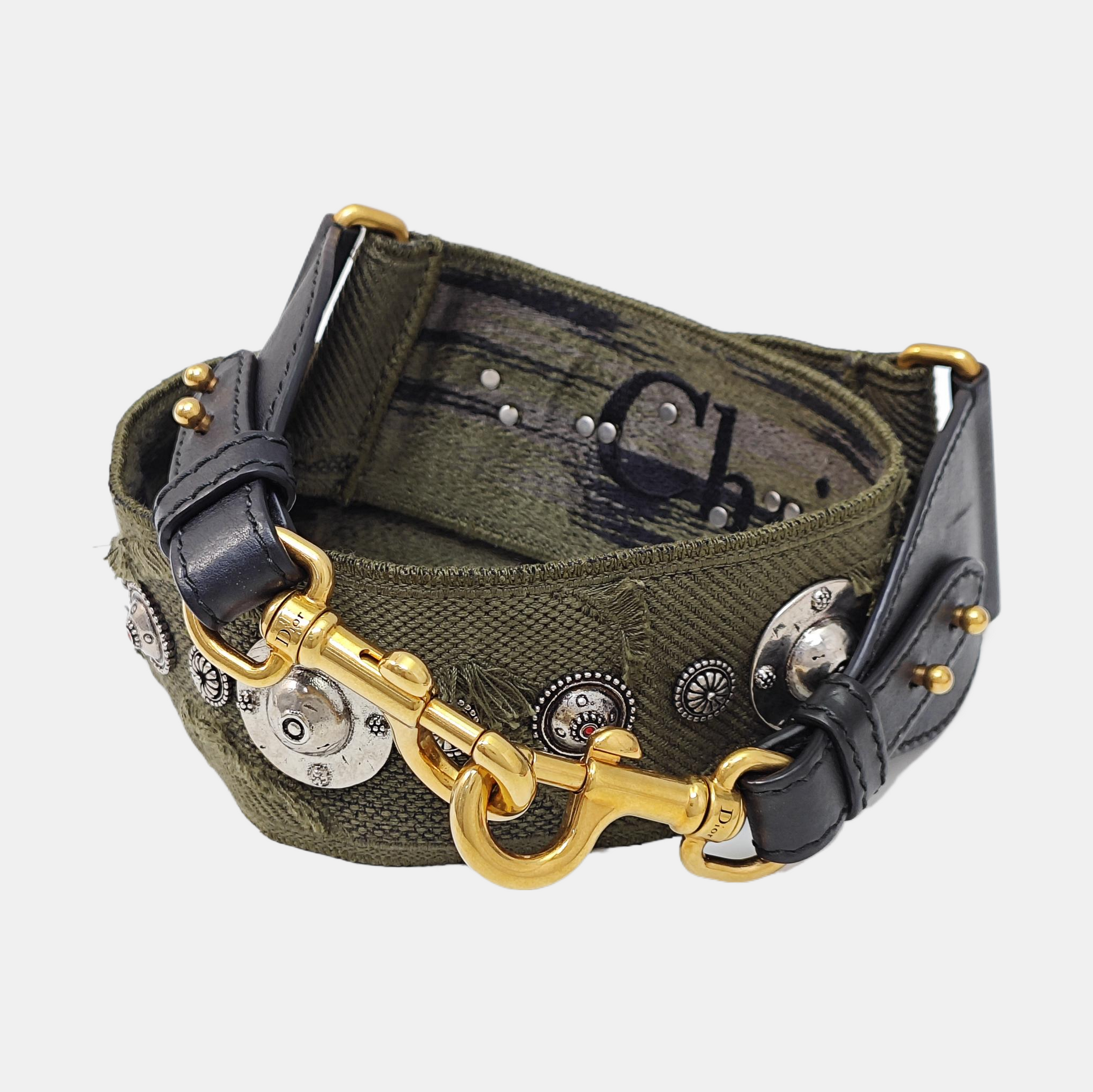 Fabric Bag Strap Green