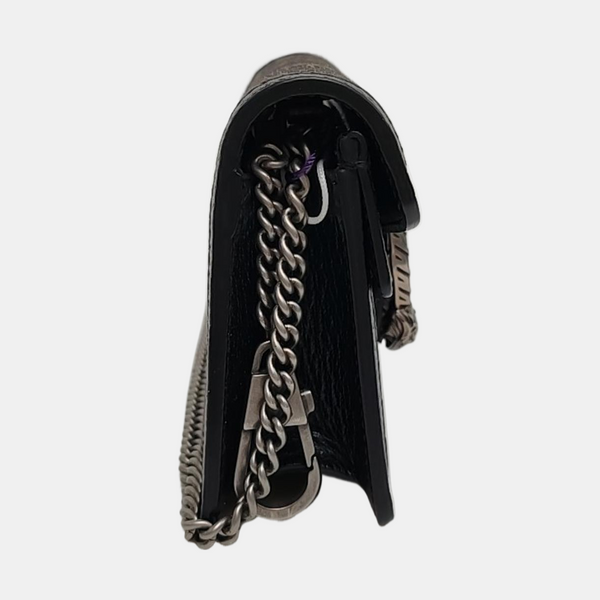 Authenticated pre-owned  Dionysus Super Mini Monogram Denim Black - Shoulder Bag at Looply