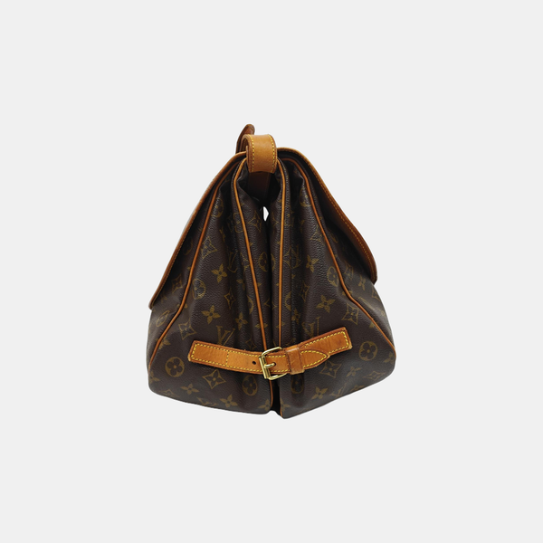 SAUMUR Monogram Coated Canvas Brown