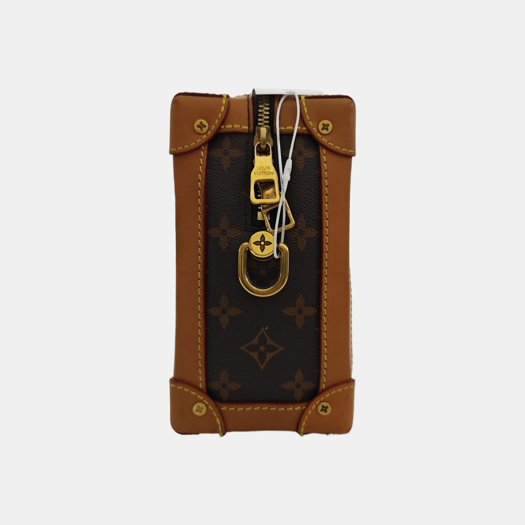 SOFT TRUNK Monogram Coated Canvas Brown