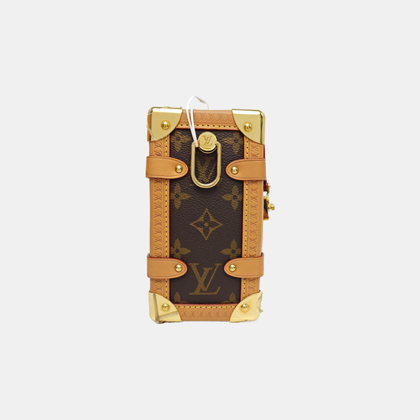 SIDE TRUNK MM Monogram Coated Canvas Brown