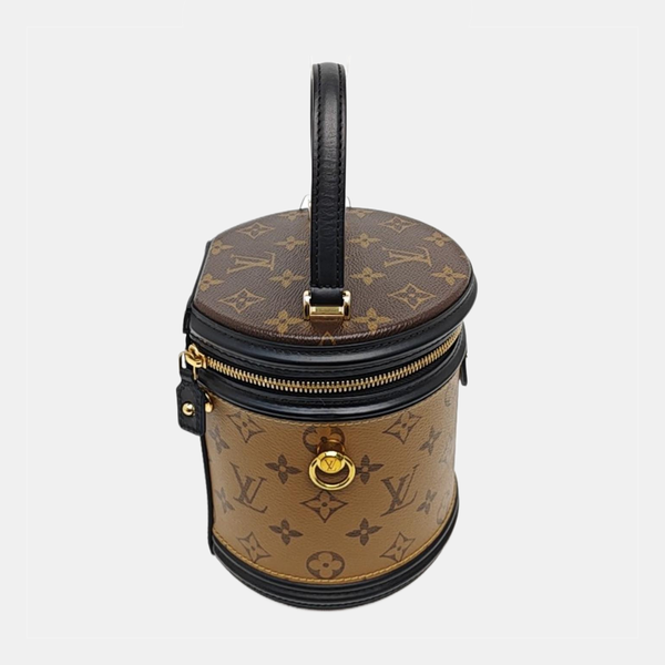 CANNES PM Monogram Coated Canvas Brown
