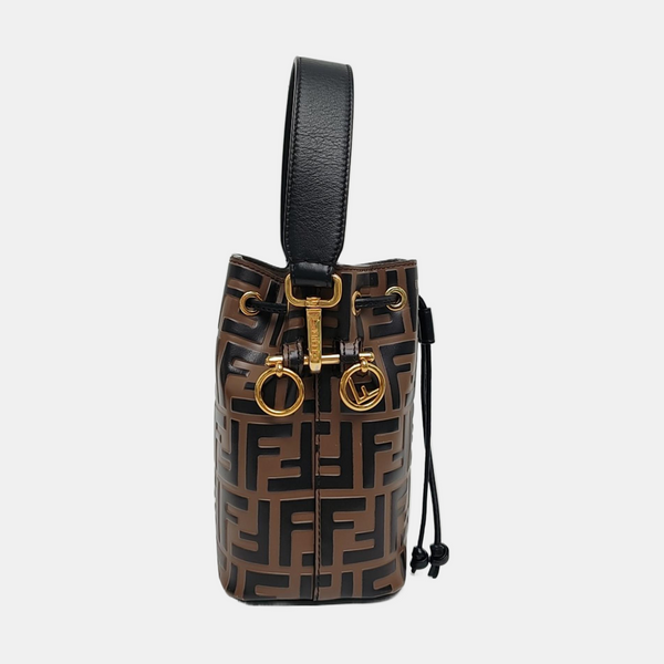 Mon Tresor Mini Monogram Calfskin Brown