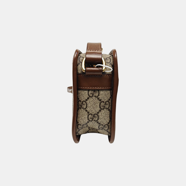 Bree Monogram Coated Canvas Beige
