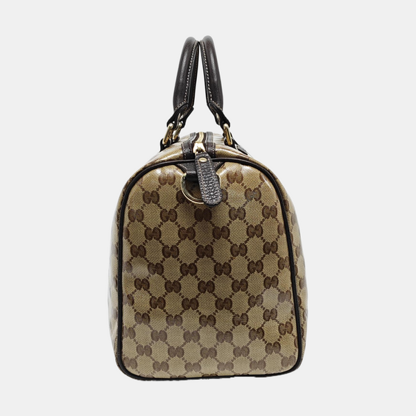 Joy Monogram Coated Canvas Beige