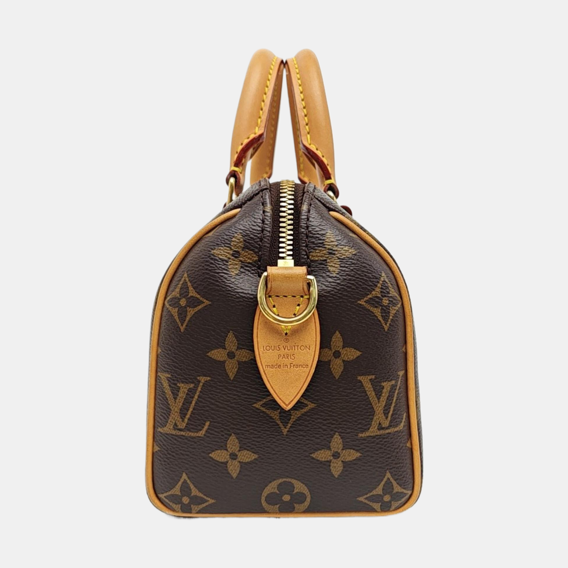 SPEEDY 20 Monogram Coated Canvas Brown