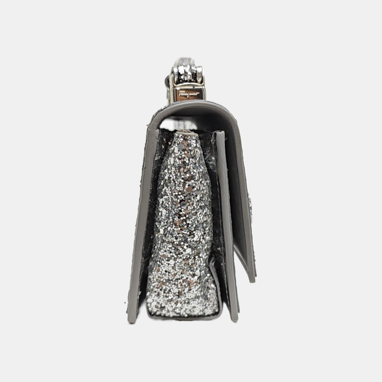 Special Material Shoulder Bag Silver