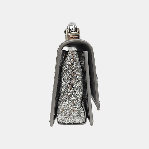 Special Material Shoulder Bag Silver