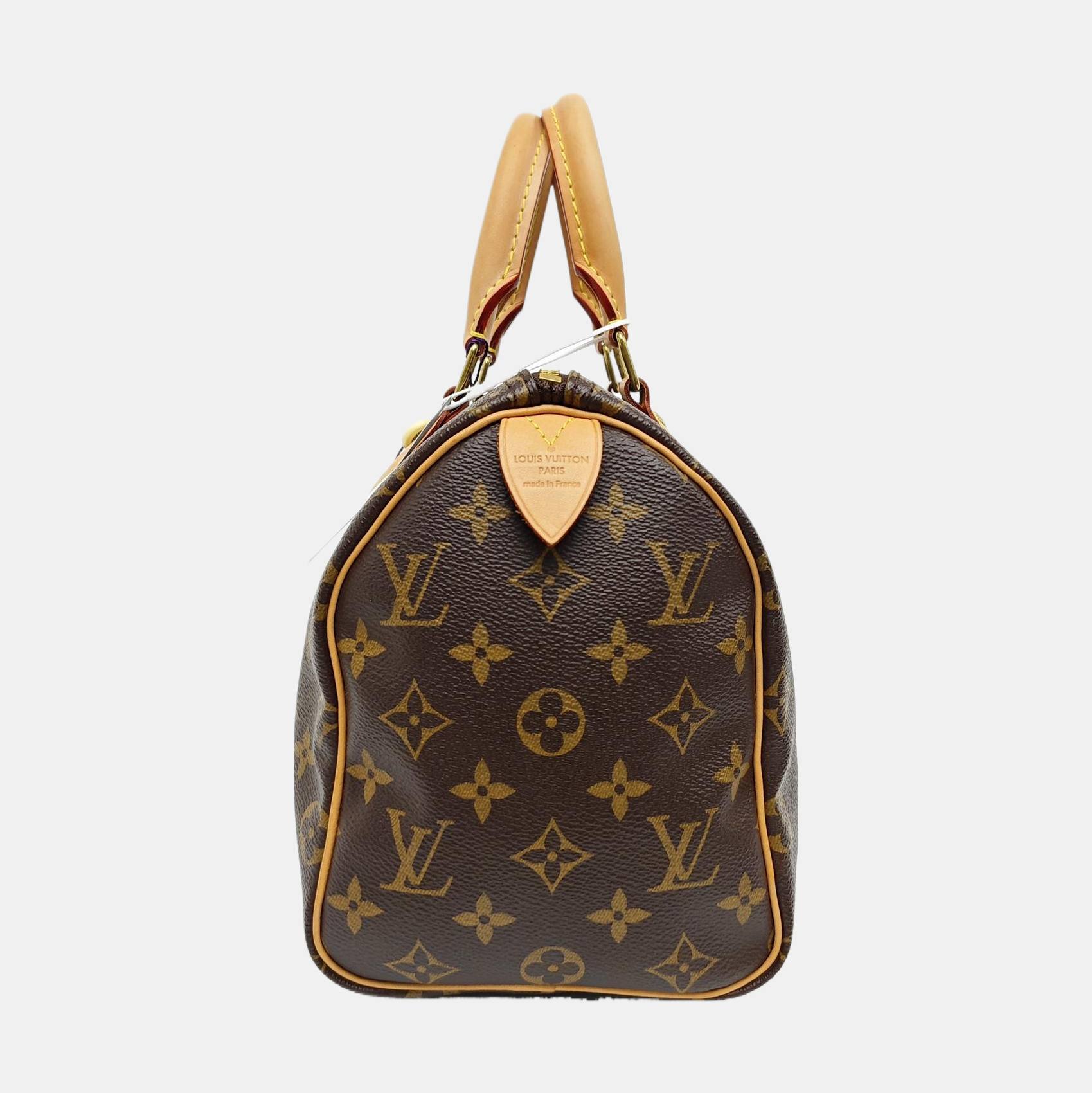 SPEEDY 25 Monogram Coated Canvas Brown