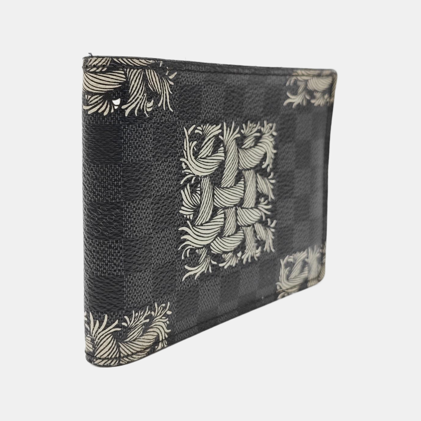 Damier Graphite Coated Canvas Wallet Gray