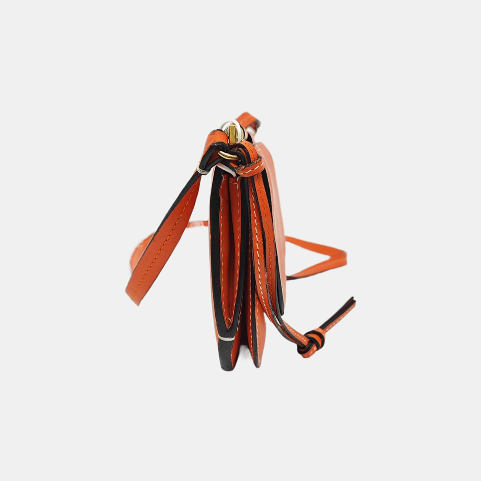 Authenticated pre-owned  Gate Calfskin Orange - Shoulder Bag at Looply