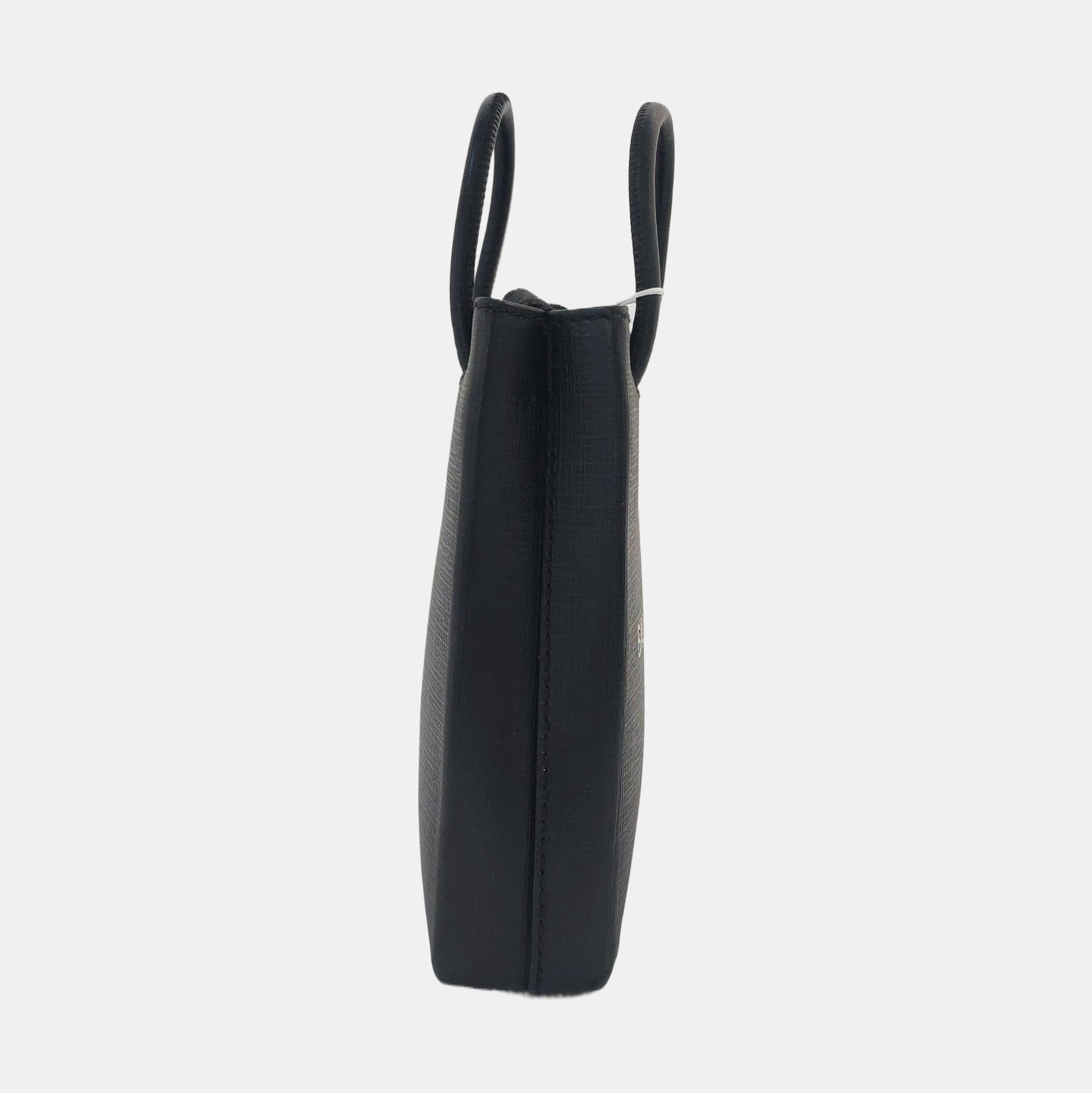 Shopping Bag Calfskin Black