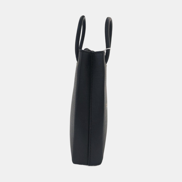 Shopping Bag Calfskin Black