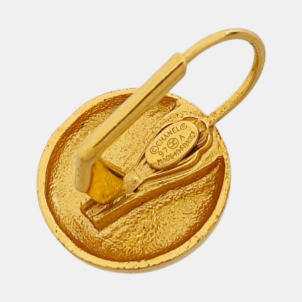 Metal Gold Clip On Earrings