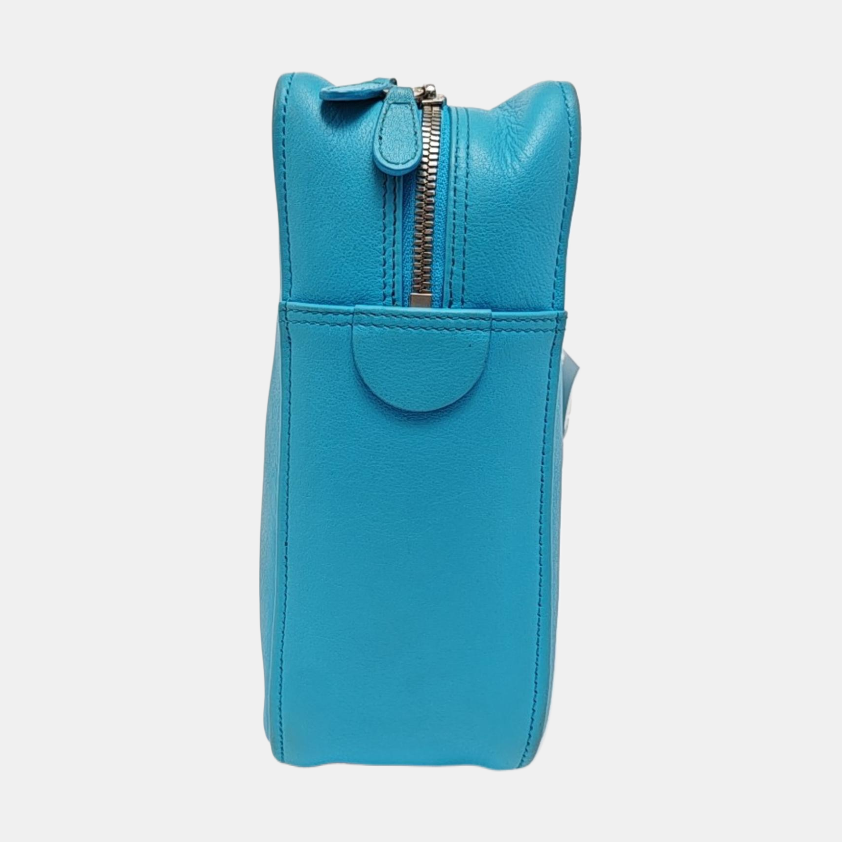 Triangle Calfskin Blue