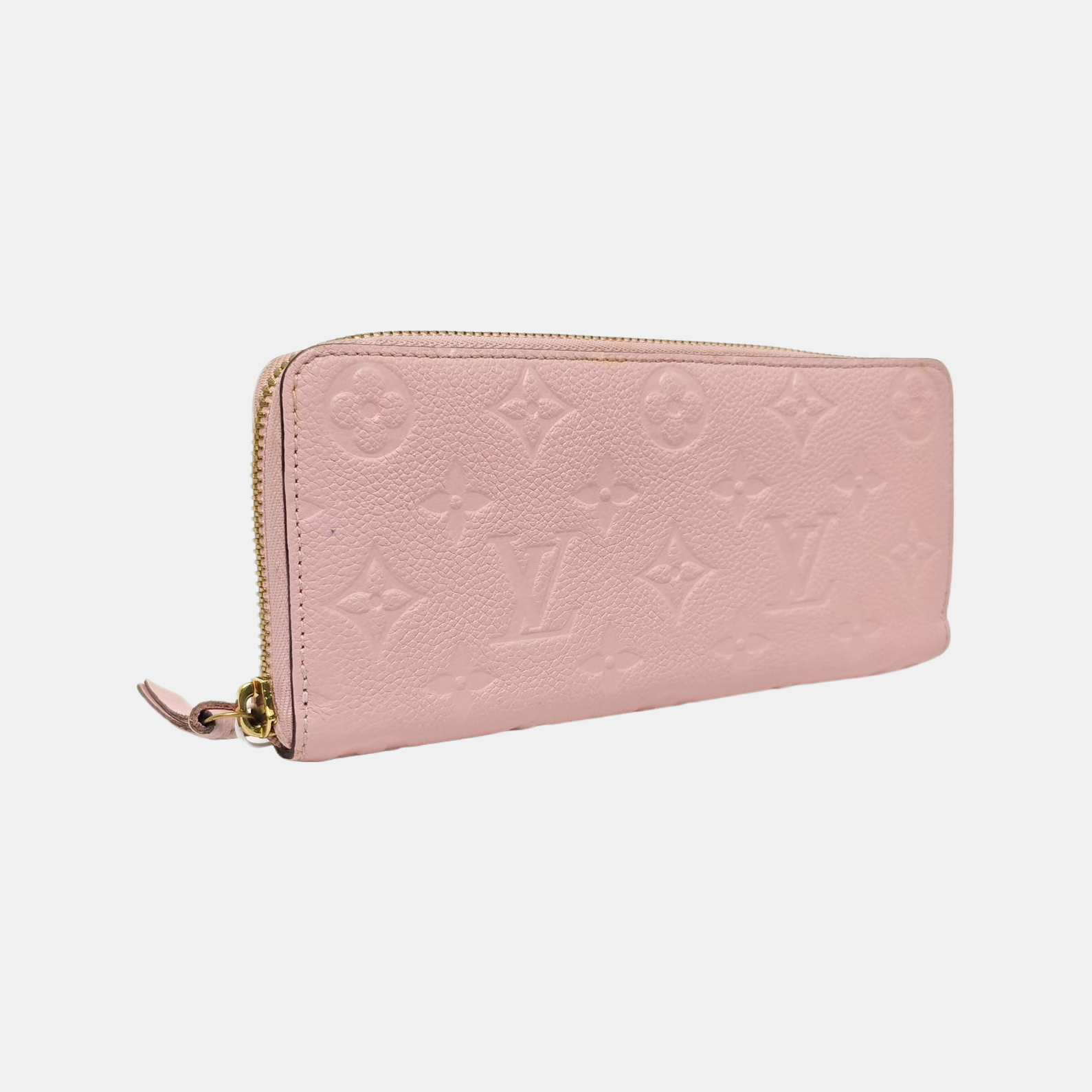 CLÉMENCE Monogram Calfskin Pink Wallet