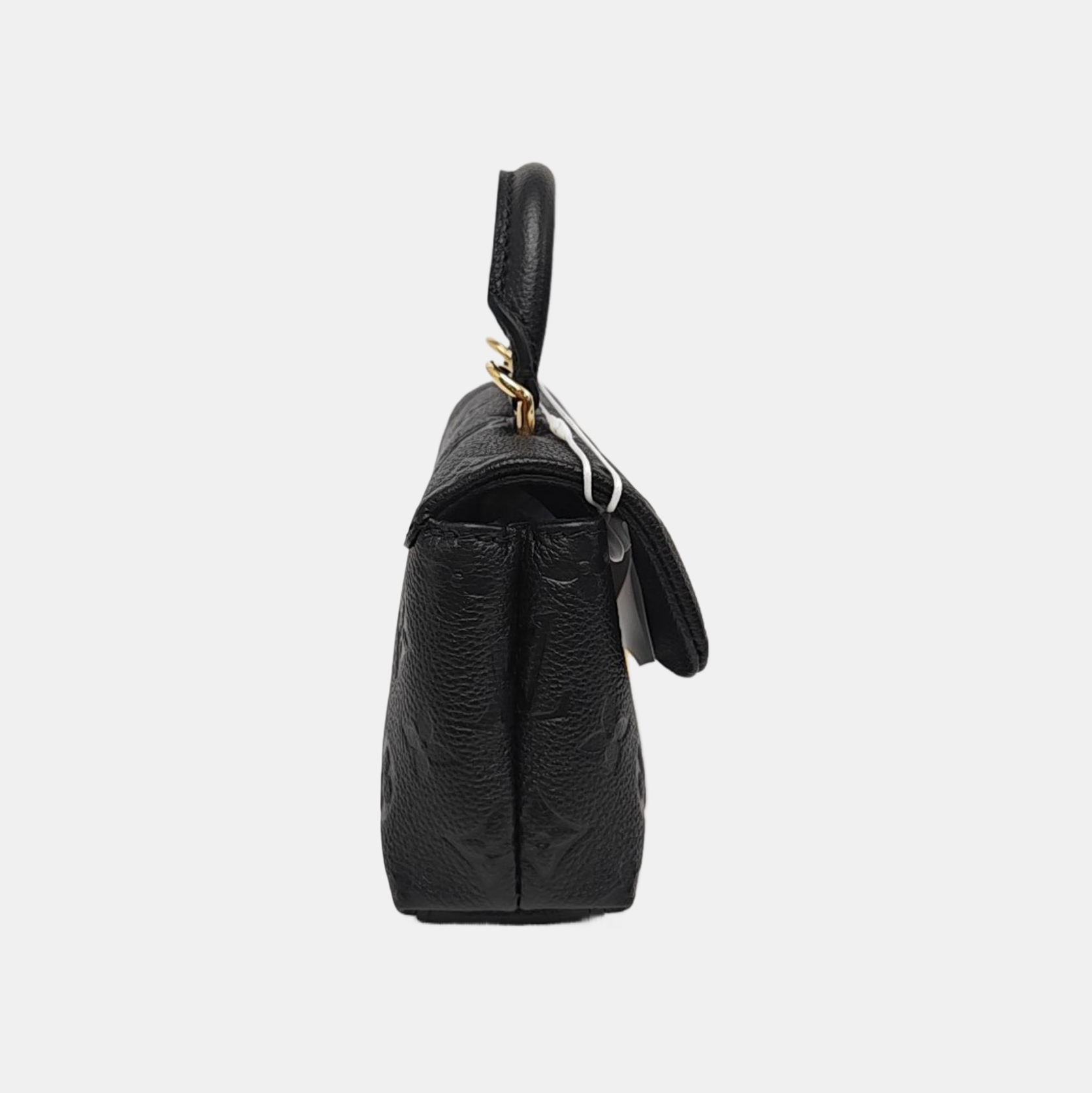 NANO MADELEINE Nano Monogram Calfskin Black