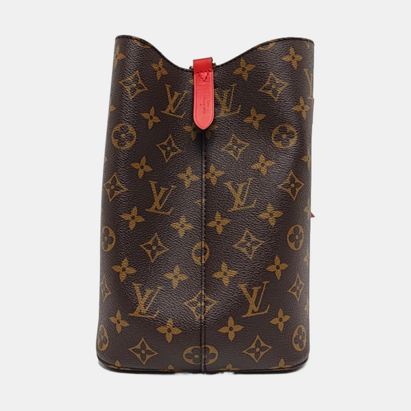NÉONOÉ MM Monogram Coated Canvas Brown