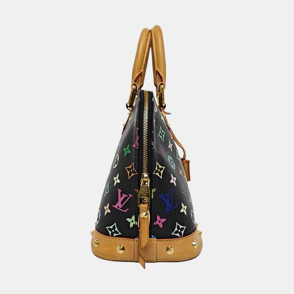 ALMA PM Monogram Coated Canvas Black