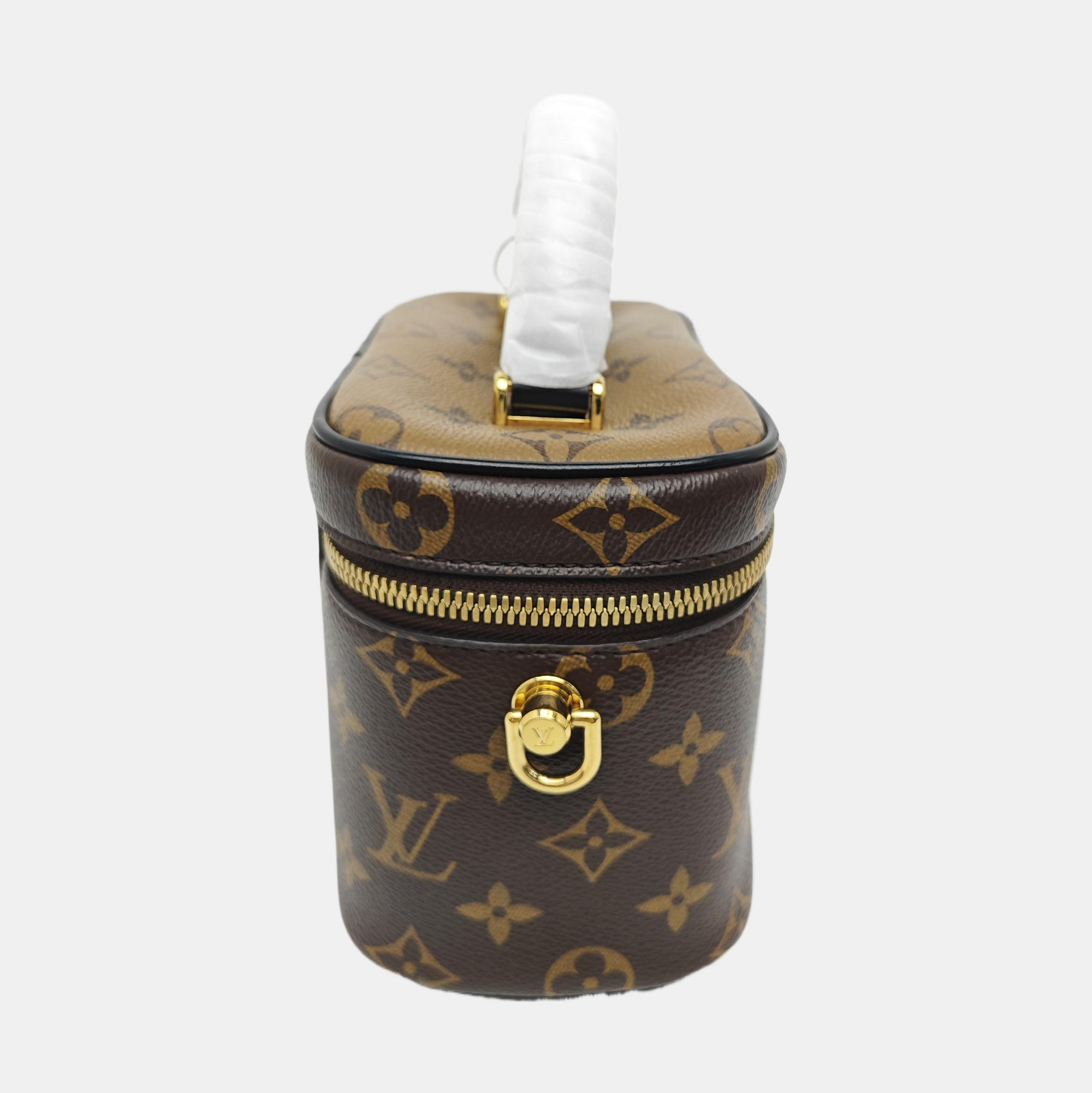 NICE Mini Monogram Coated Canvas Brown