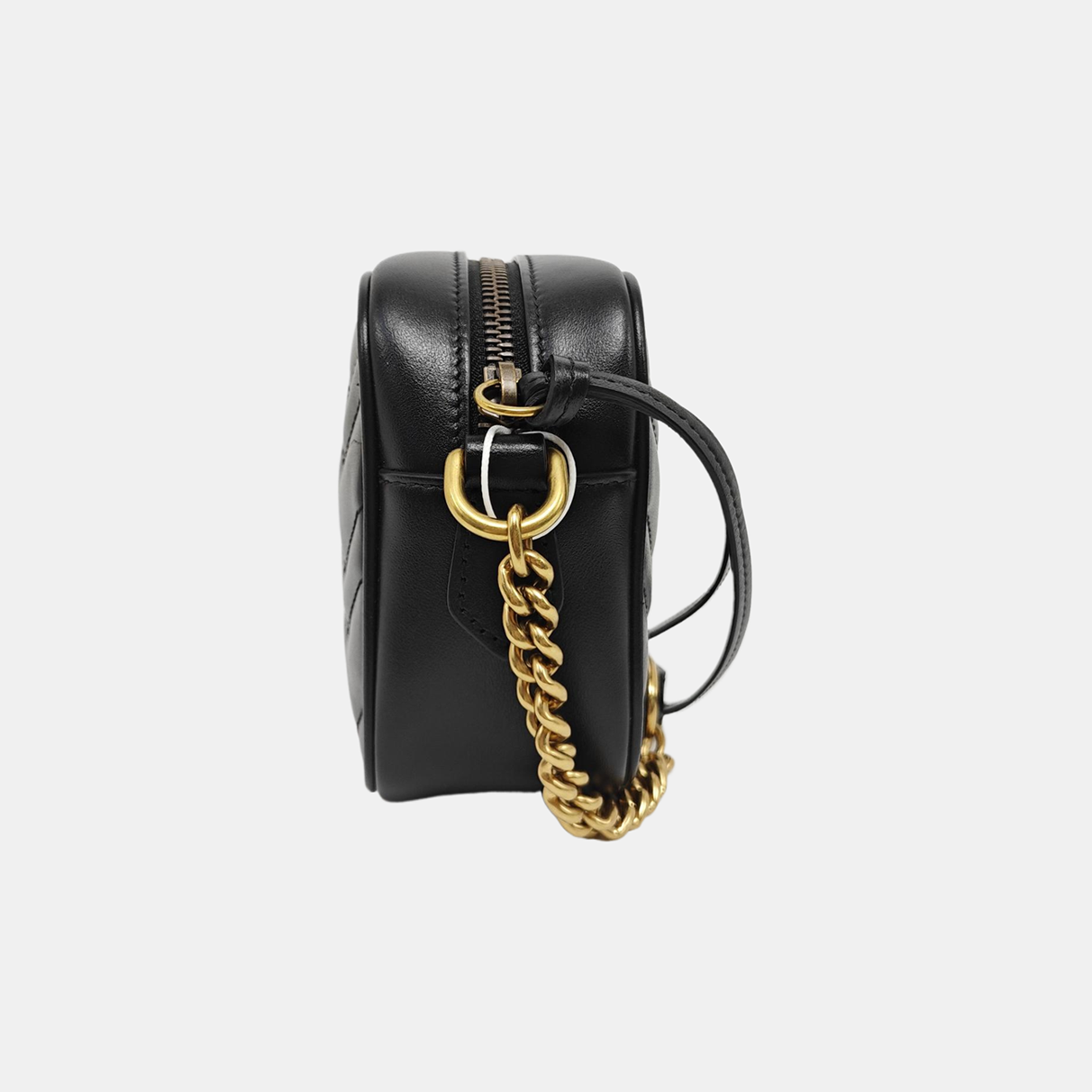 GG Marmont Mini Quilted Calfskin Black