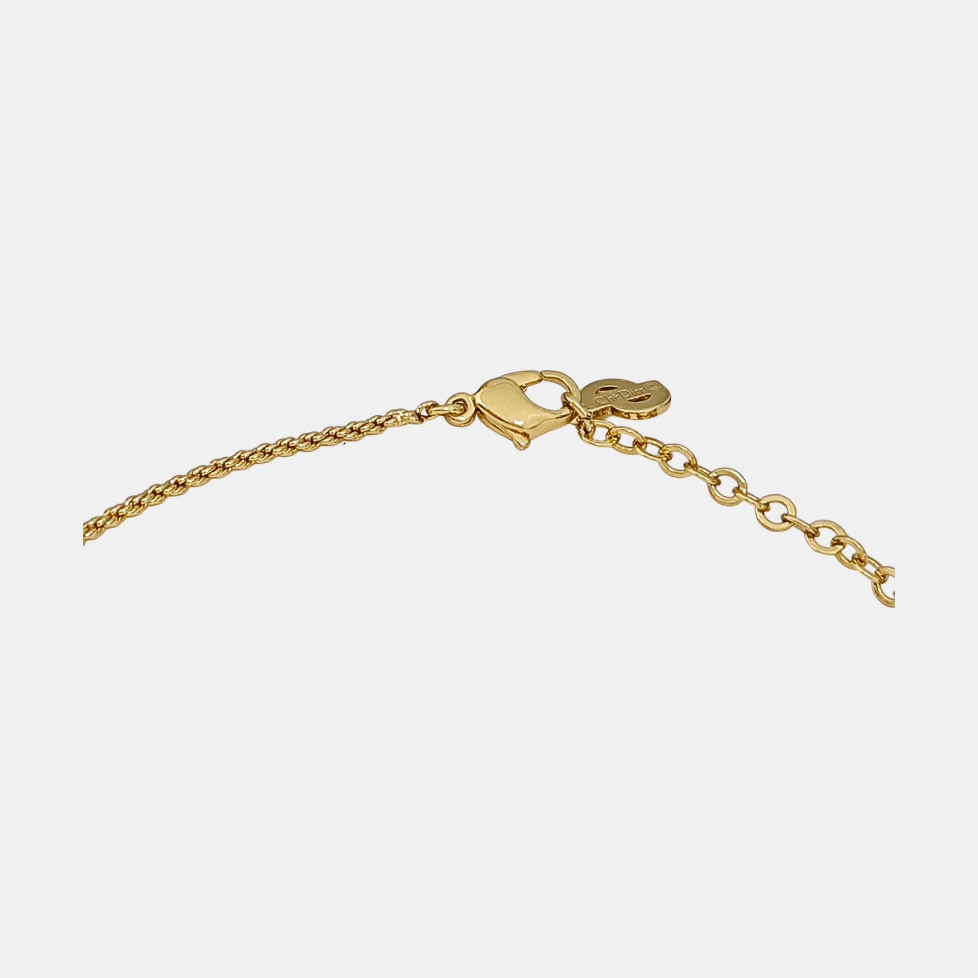Twist Round Metal Gold Necklace